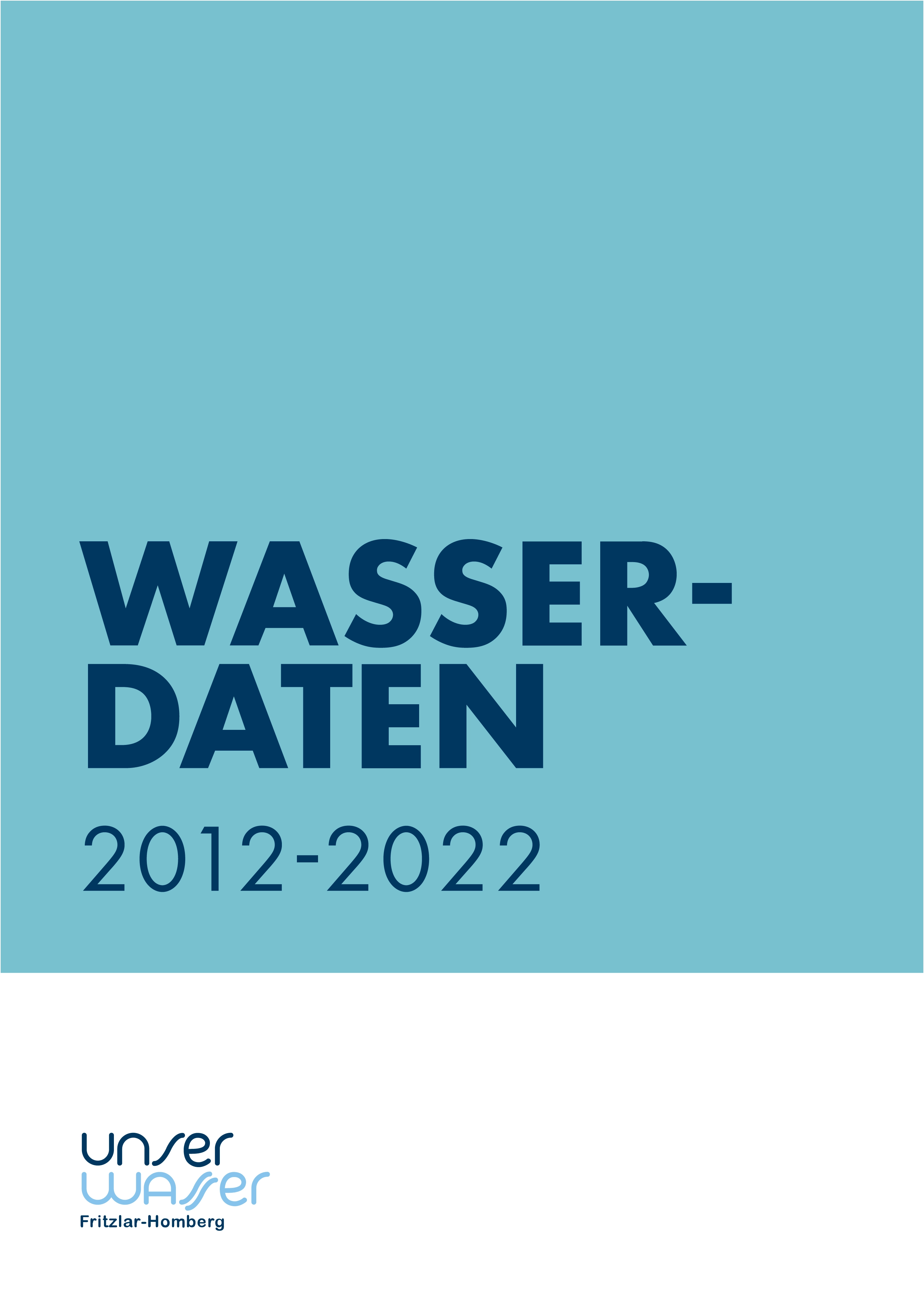 Deckblatt Wasser-Daten 2012-2022